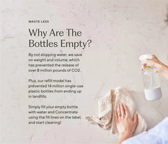 Streak-Free Bottle in Glass